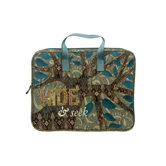 Hide and Seek Laptop Sleeve in Green