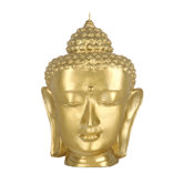 Contemporary Buddha Head Novelty Candle