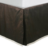 Lucca Bed Skirt in Cocoa