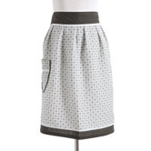 Plaza Half Apron in Slate