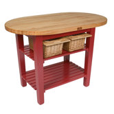 Eliptical C-Table Kitchen Island