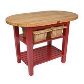Eliptical C-Table Kitchen Island