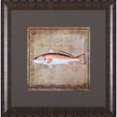 Ocean Fish IX Framed Artwork