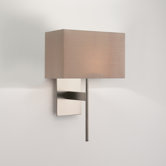 San Marino Solo Interior Wall Light in Matt Nickel