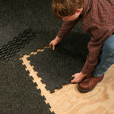 Interlocking Rubber Flooring