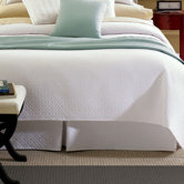 Erika Bed Skirt in White