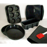 Professional 7 Piece Gourmet Non-Stick Silicone Bakeware Gift Set
