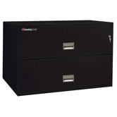 1 Hr Fireproof Key Lock 2 Drawer Letter File Safe