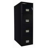 1 Hr Fireproof Key Lock 4 Drawer Letter File Safe