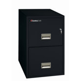 1Hr Fireproof Key Lock 2 Drawer Letter File Safe