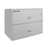 1 Hr Fireproof Key Lock 2 Drawer Letter File Safe