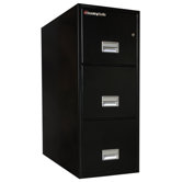 1Hr Fireproof Key Lock 3 Drawer Letter File Safe