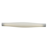 Krisp Fluorescent Wide Wall Sconce in Chrome