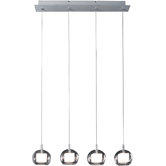 Nucleus 4 Light Linear Pendant