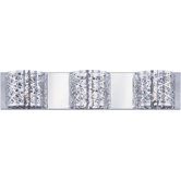 Inca Three Light Bath Vanity in Polished Chrome