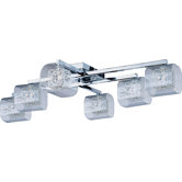 Gem 6 Light Semi Flush Mount