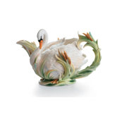 Swan Lake Swan Porcelain Teapot