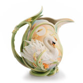 Swan Lake Swan Porcelain Pitcher