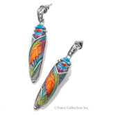 Amulet Beetle Earrings
