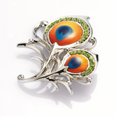 Proud Peacock Pin