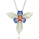 Iris Flower Necklace