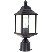 Charleston Outdoor Post Light in Antique Bronze