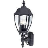 Roseville Three Outdoor Wall Lantern in Back