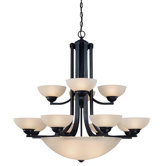 Fireside 15 Light Bowl Chandelier