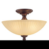 Jasmine 3 Light Semi Flush Mount