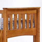 Spices Ginger Twin over Full Bunk Bed with Trundle