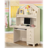 Carey 45" W Computer Desk with Hutch