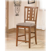 Trent 24" Bar Stool Medium Brown