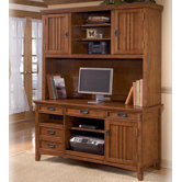 Cross Island Large Credenza with Hutch
