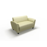 Santa Cruz Leather Lounge Settee