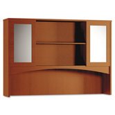 Brighton Series 7.09" H x 35.04" W Double Desk Hutch