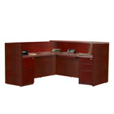 Luminary Reception Station with Return and File Pedestals