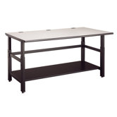 Techworks Network Enclosures and Racks: 60" x 30" Adjustable Table with Worksurface