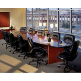 10' Corsica Boat-Shaped Conference Table