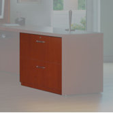 Aberdeen 29.5" H x 30-36" W Desk Pedestal