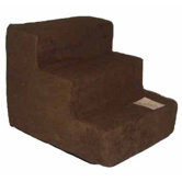 Pet Stairs in Dark Brown Fleece