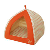 Orange Checkers Tent