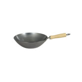 Spice Oriental - 27cm Carbon Steel Wok with Wooden Handle