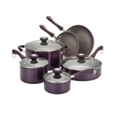 Porcelain Enamel Aluminum 10-Piece Cookware Set