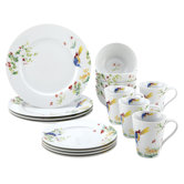 Spring Medley 16 Piece Dinnerware Set
