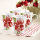 Signature Amaryllis 11 oz. Mug (Set of 4)