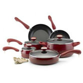 Porcelain Nonstick Aluminum 15-Piece Cookware Set