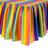 Colorful Rainbow Print Crib Bedding Set