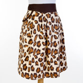 Leopard Cotton Half Apron