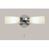 Sideward Wall Light in Chrome