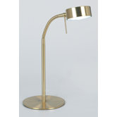 Desk Lamp in Satin Brass